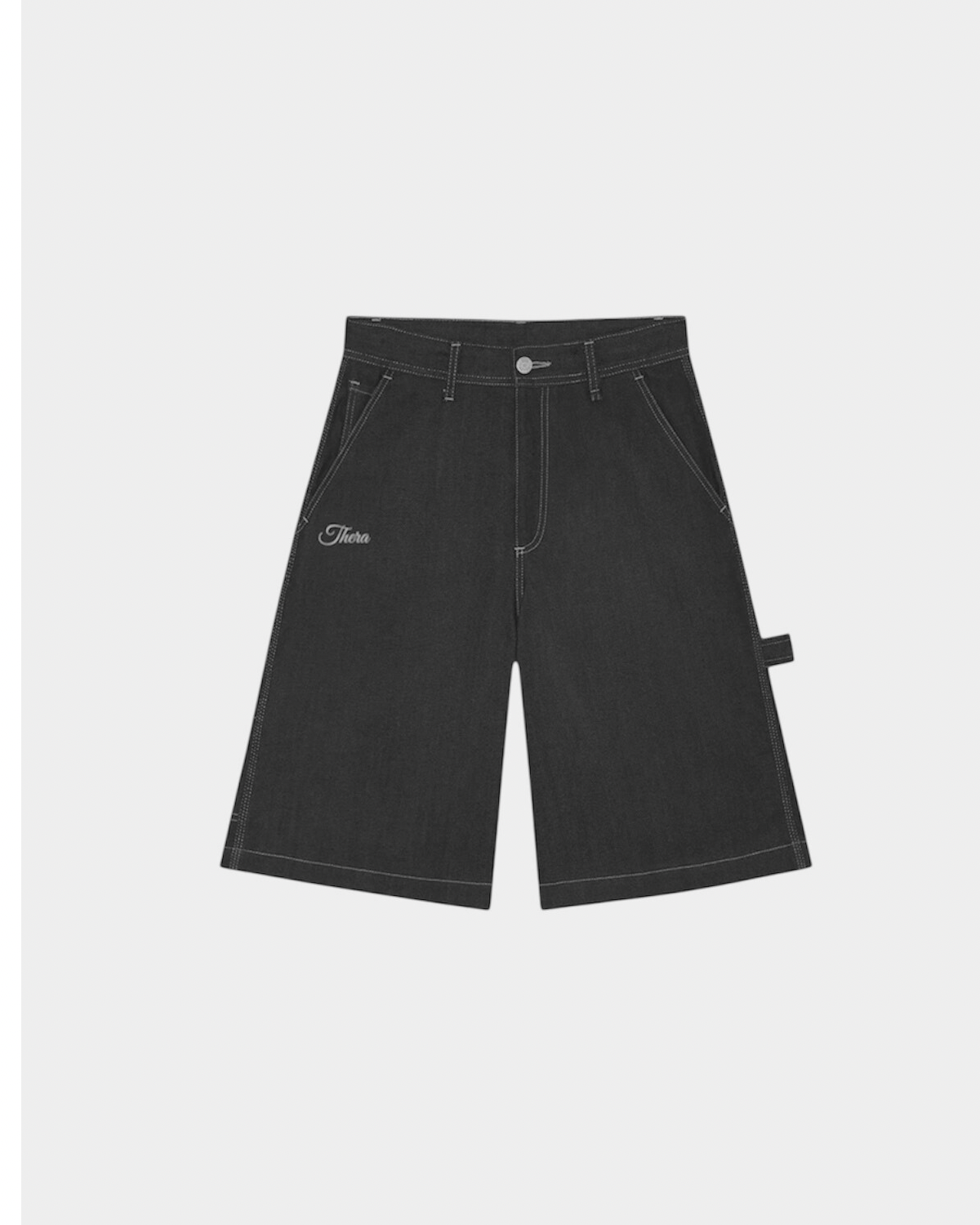 JORTS BLACK DENIM
