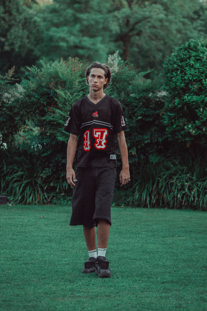 FOOTBALL JERSEY BLACK
