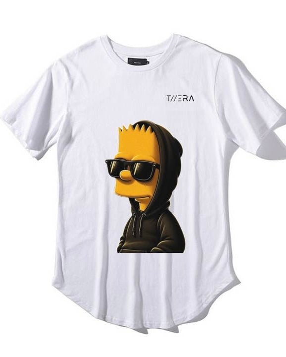 THERA X SIMPSON GLOOMY TEE WHITE/BLACK