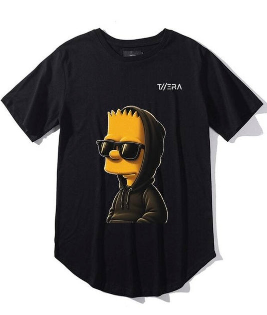 THERA X SIMPSON GLOOMY TEE WHITE/BLACK