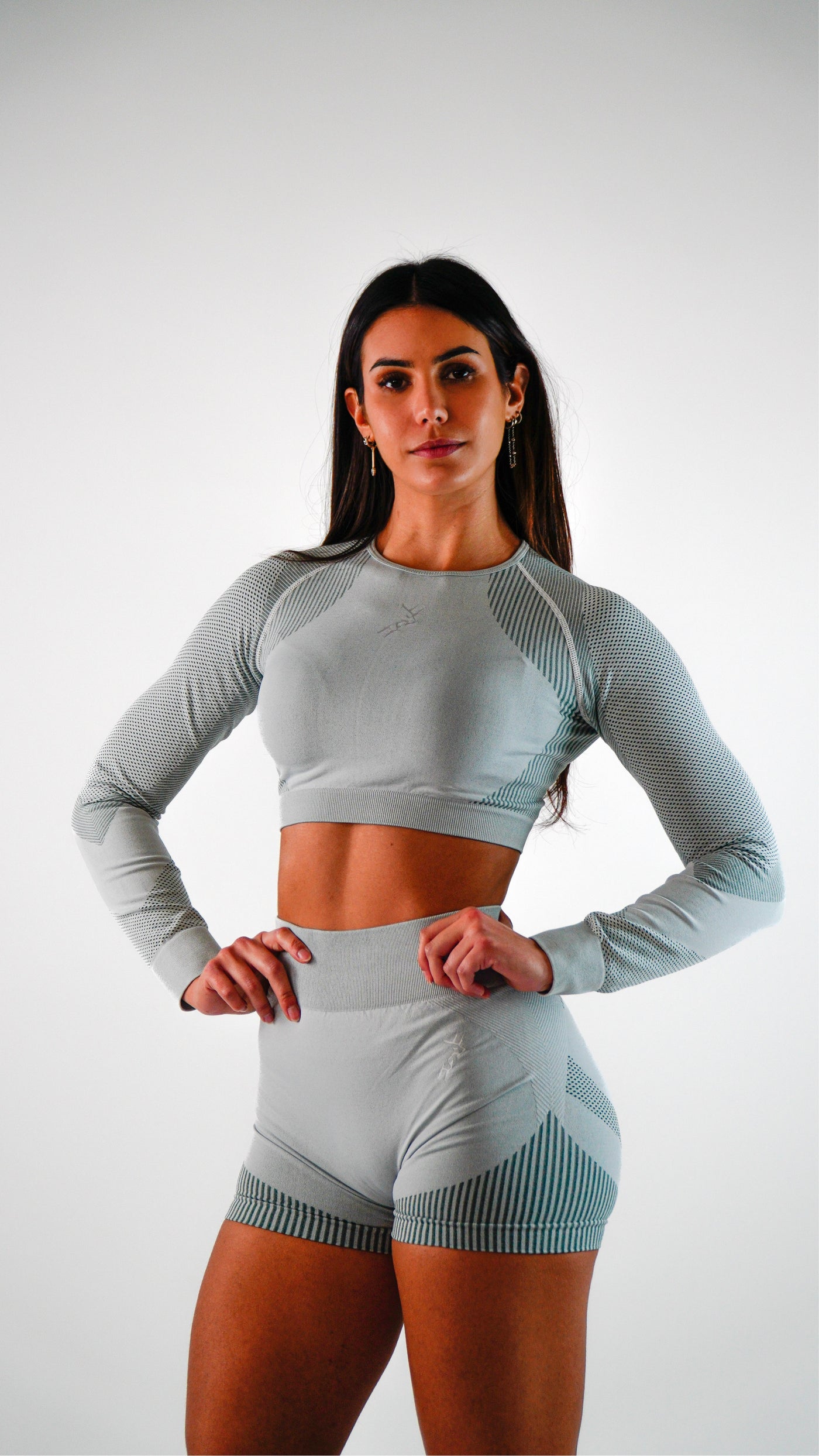 Pro Seamless Crop Top Long Sleeve